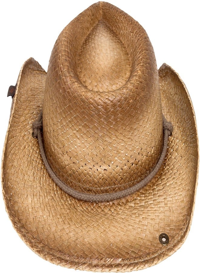 Peter Grimm Straw Round Up Cowboy Hat - Stylish and Versatile Straw Hat for Men and Women - One Size, Ombre - Image 3